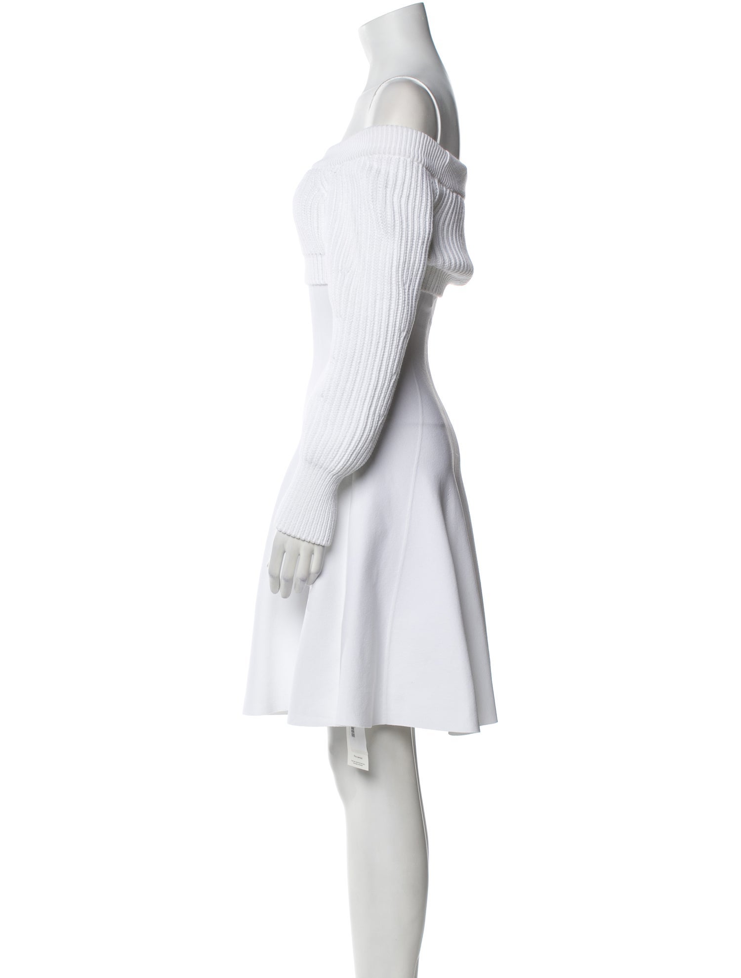 Alexander McQueen Off-The-Shoulder Mini Dress w/ Tags