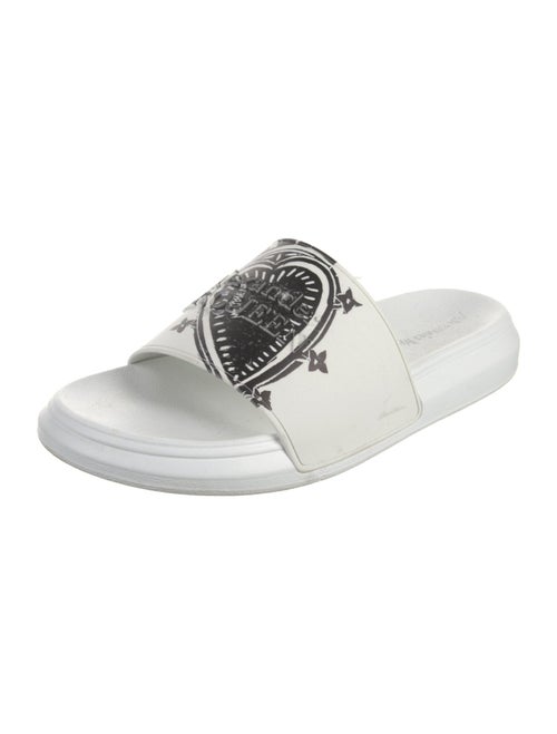 Alexander McQueen Rubber Graphic Print Slides