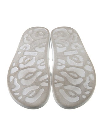 Alexander McQueen Rubber Graphic Print Slides