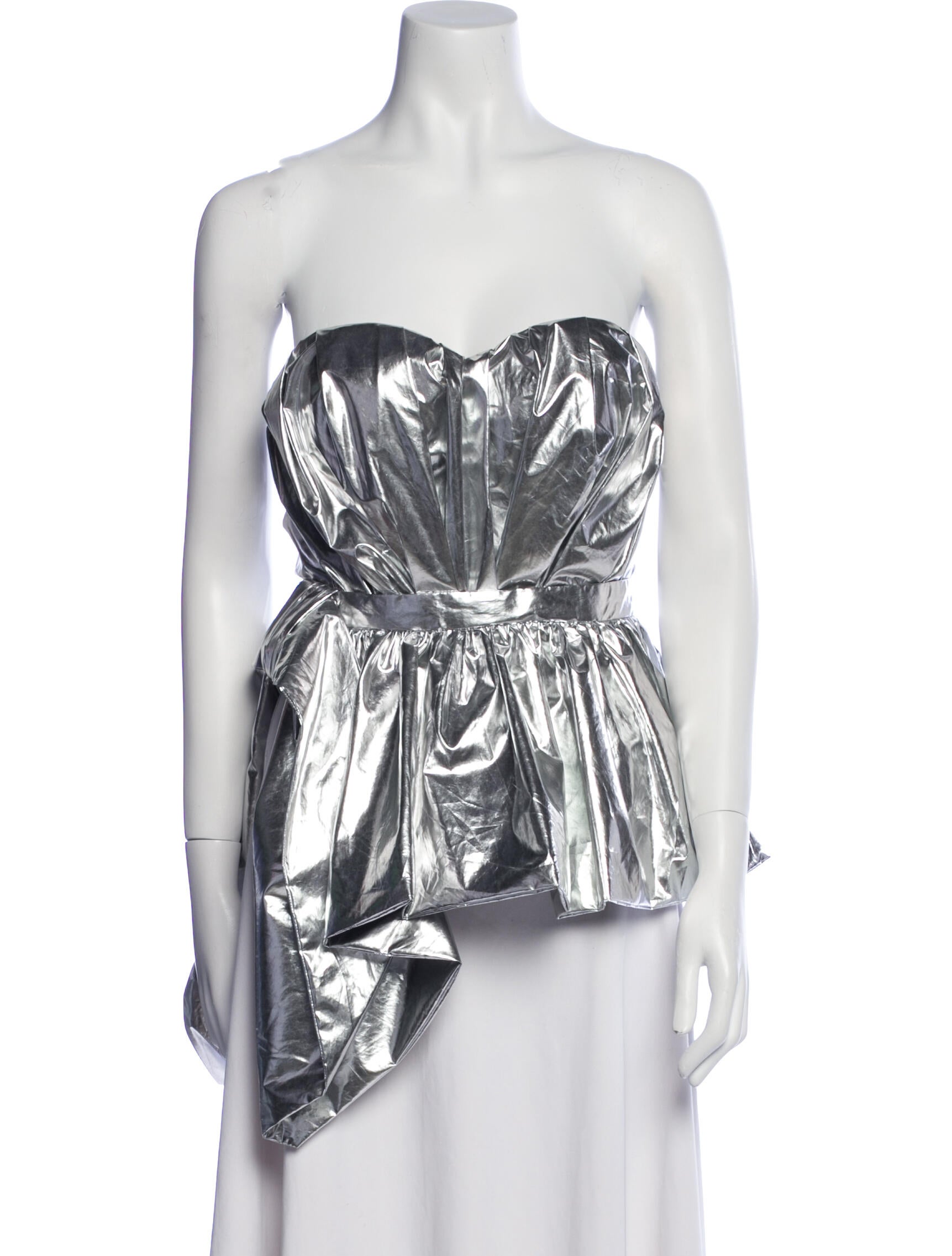 Alexander McQueen Strapless Top