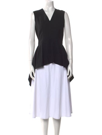 Alexander McQueen V-Neck Sleeveless Top
