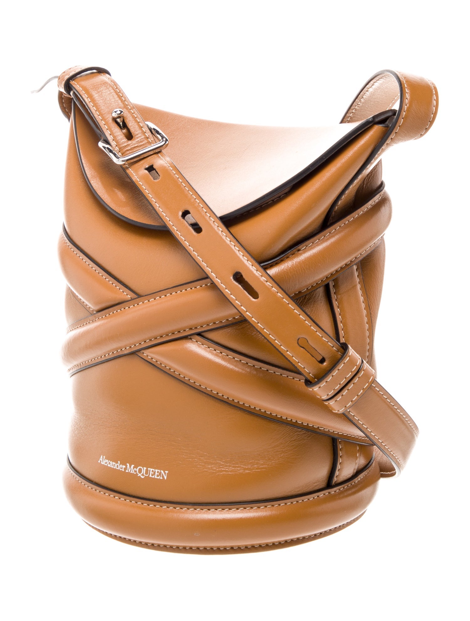 Alexander McQueen Leather Bucket Bag