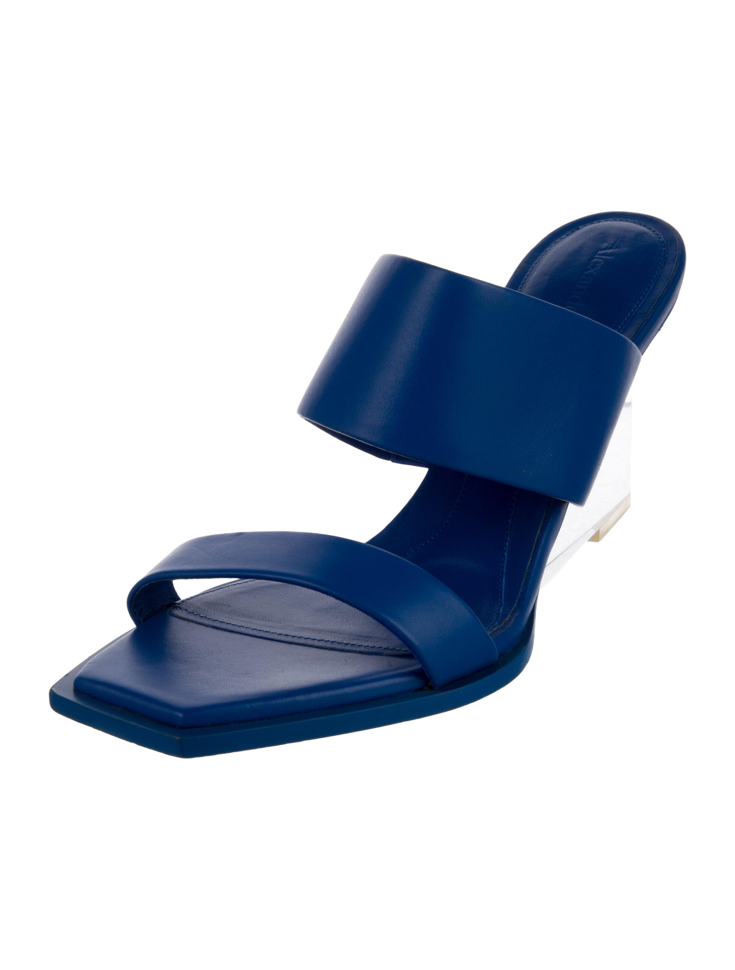 Alexander McQueen Leather Slides