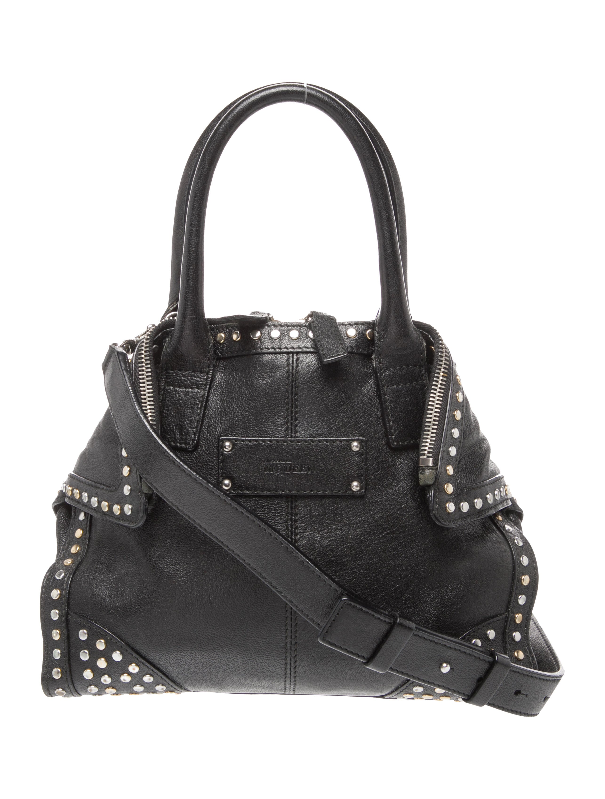 Alexander McQueen Leather Top Handle Bag