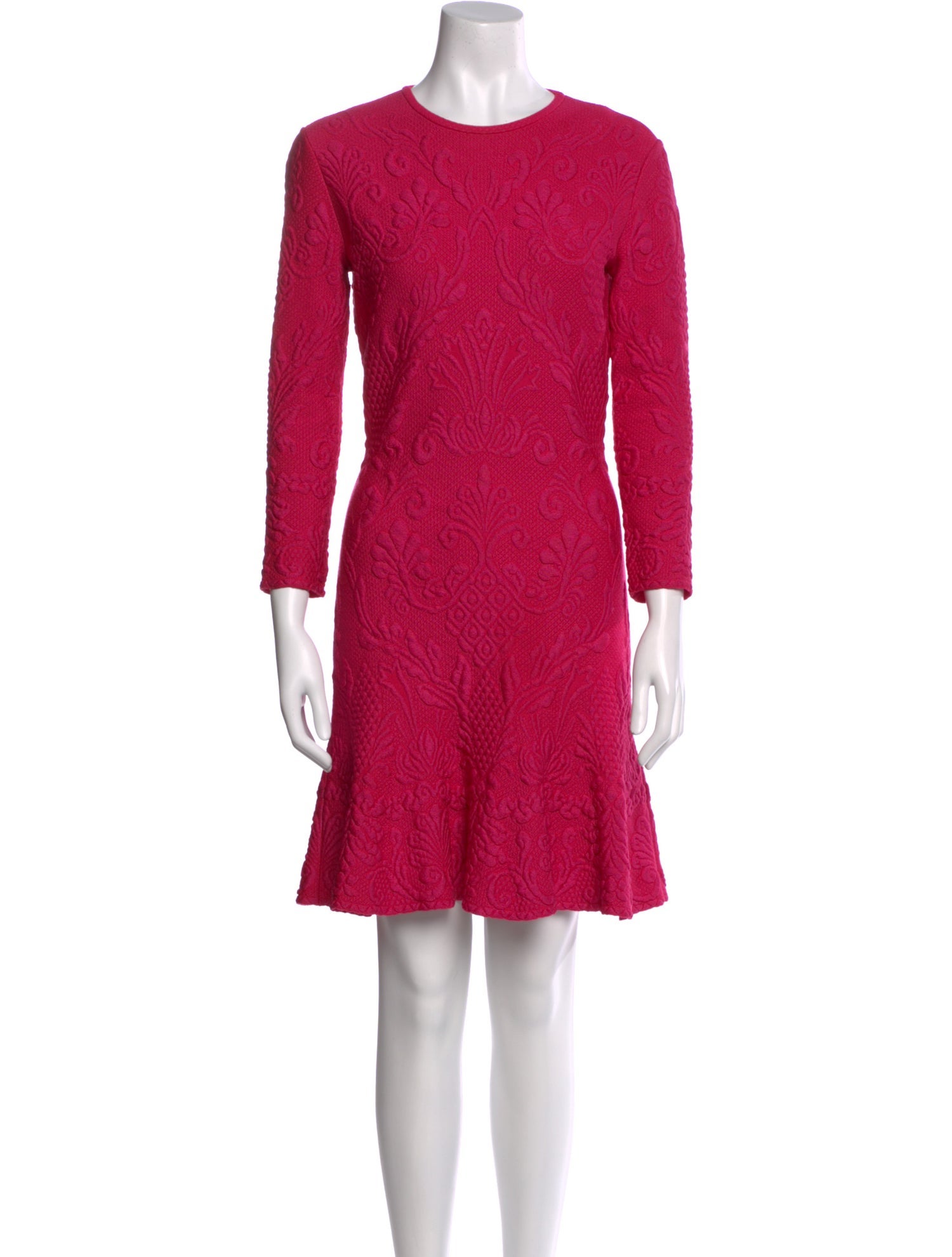 Alexander McQueen Wool Mini Dress