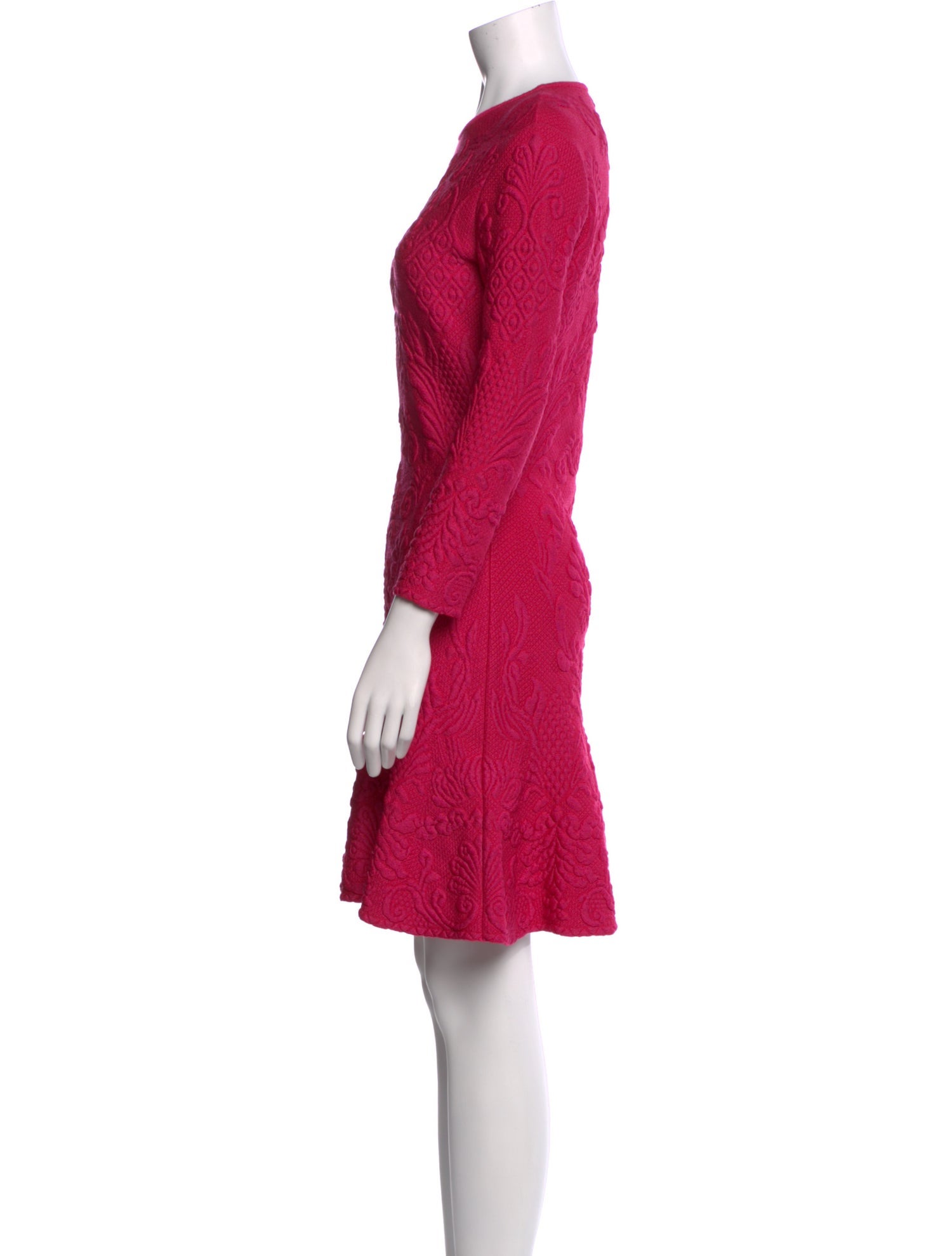 Alexander McQueen Wool Mini Dress