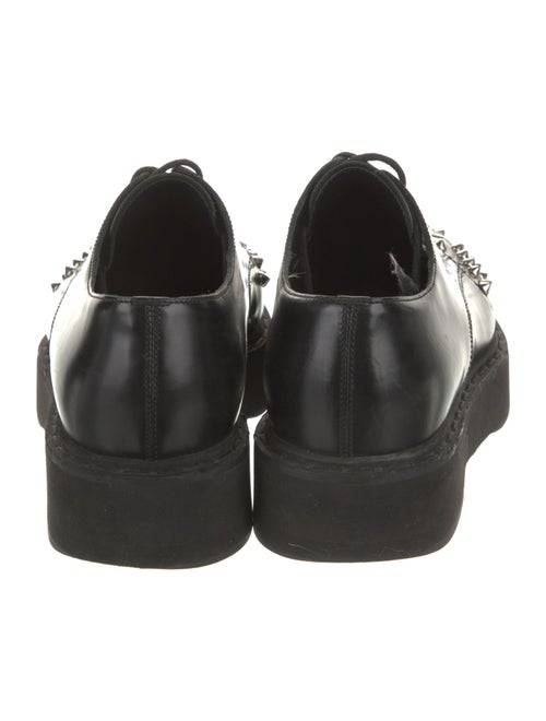 Alexander McQueen Leather Studded Accents Oxfords