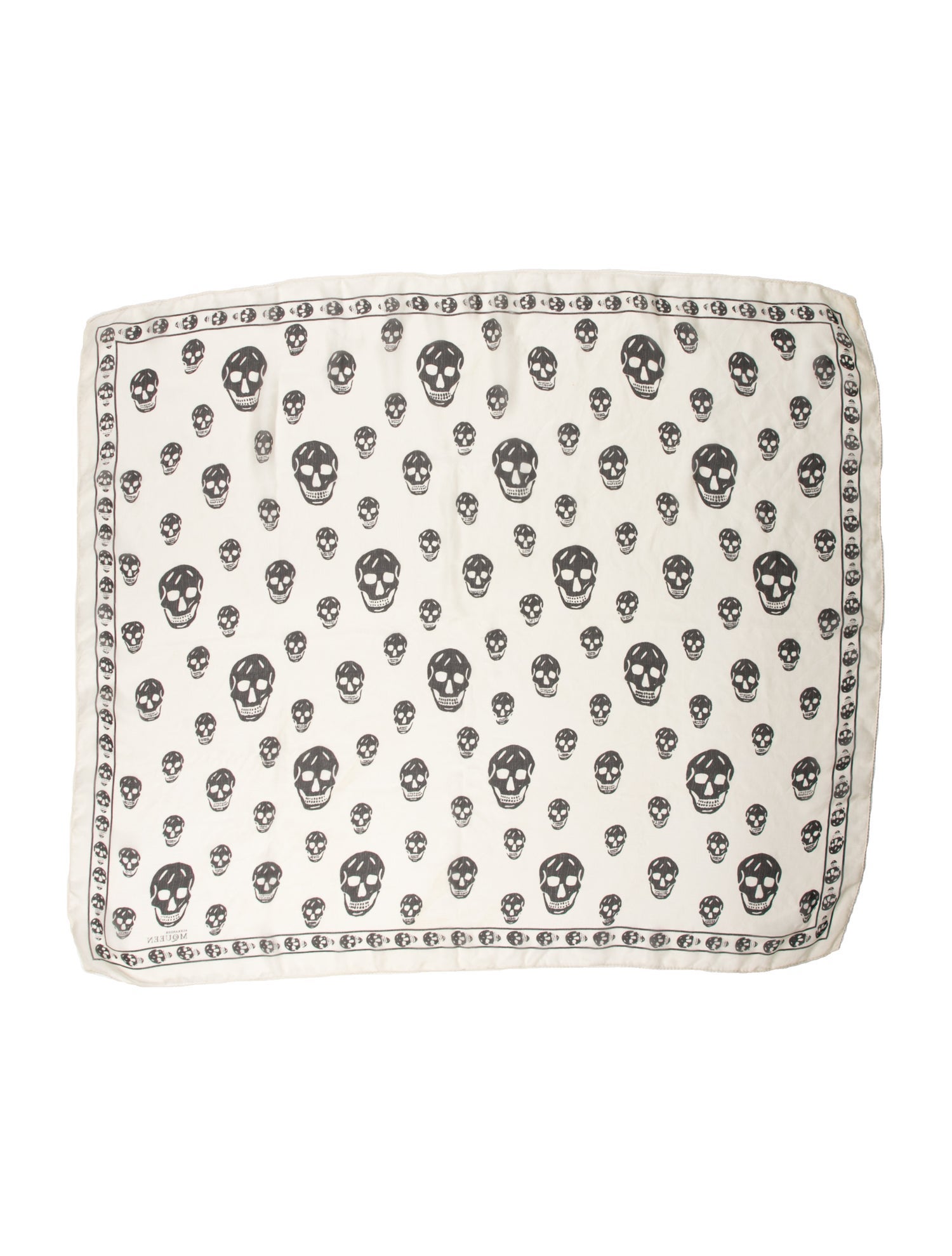 Alexander McQueen Silk Skull Scarf