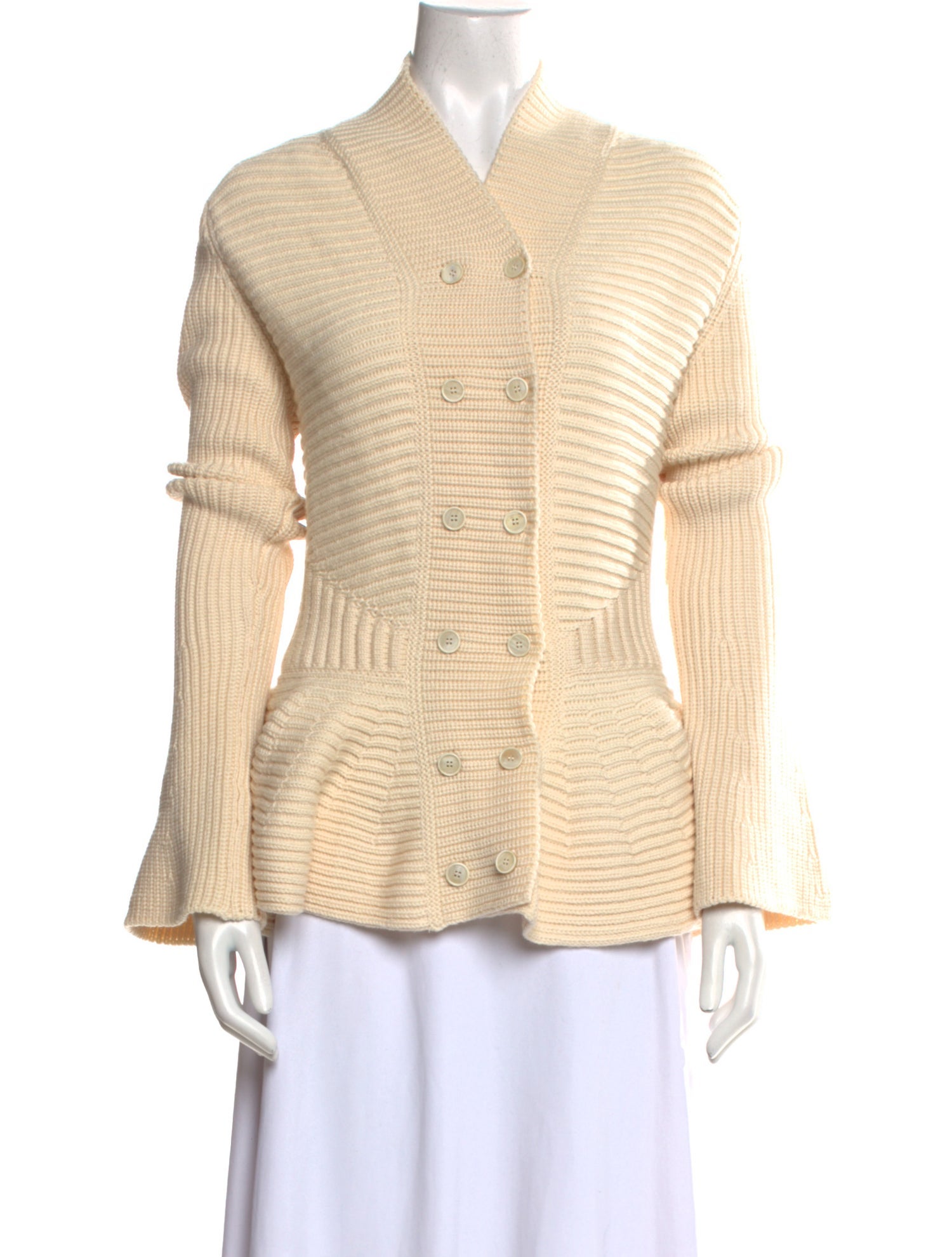 Alexander McQueen Wool V-Neck Sweater