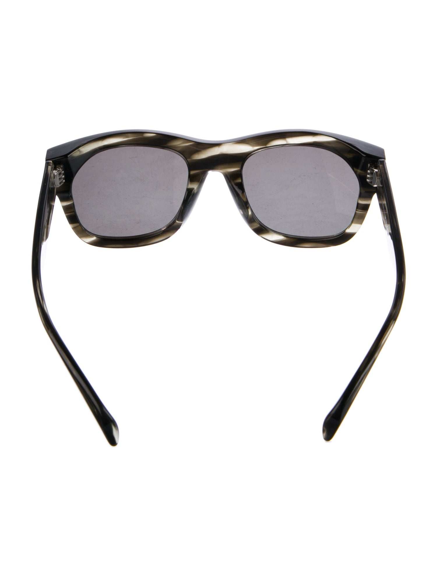 Alexander McQueen Wayfarer Mirrored Sunglasses