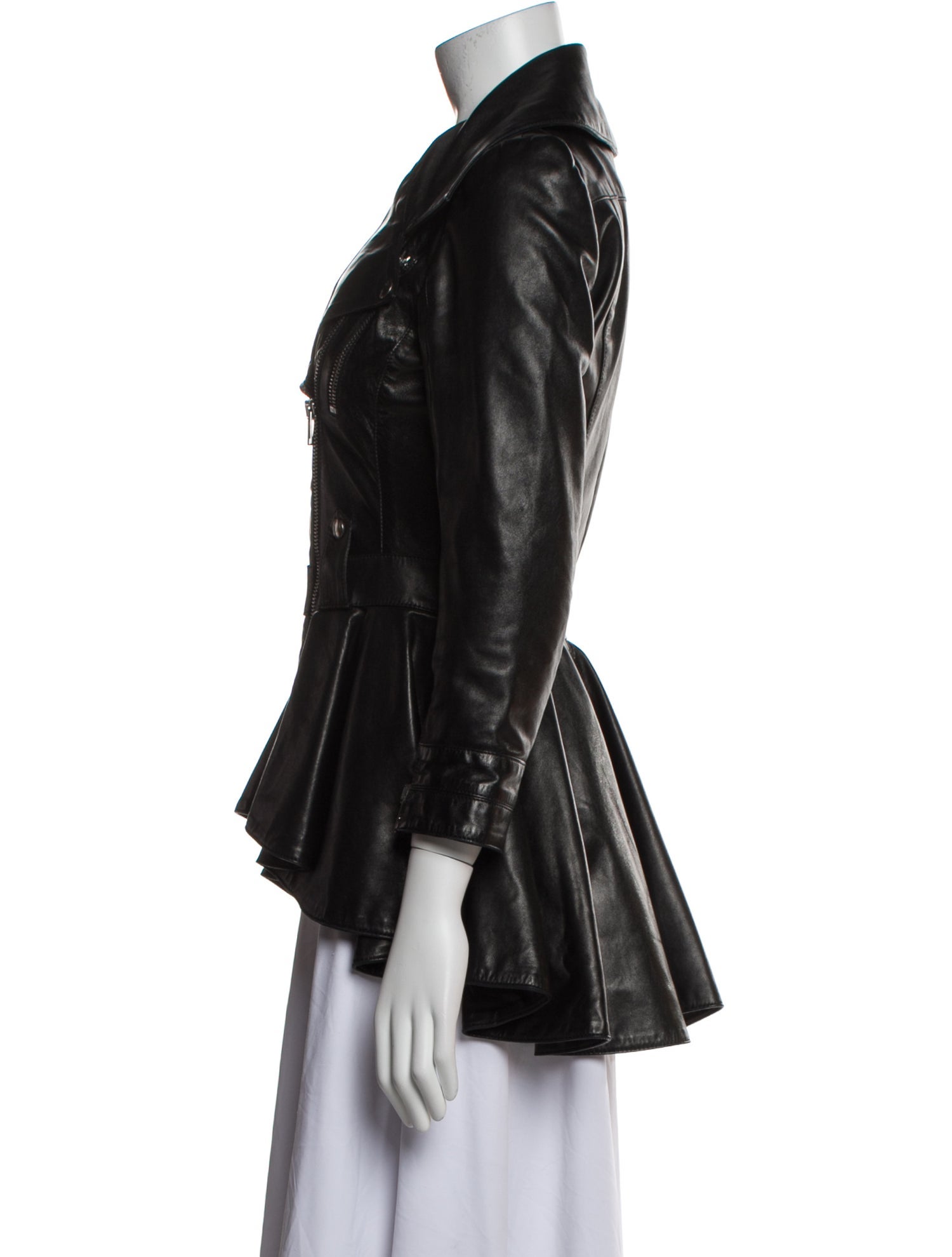 Alexander McQueen Leather Biker Jacket