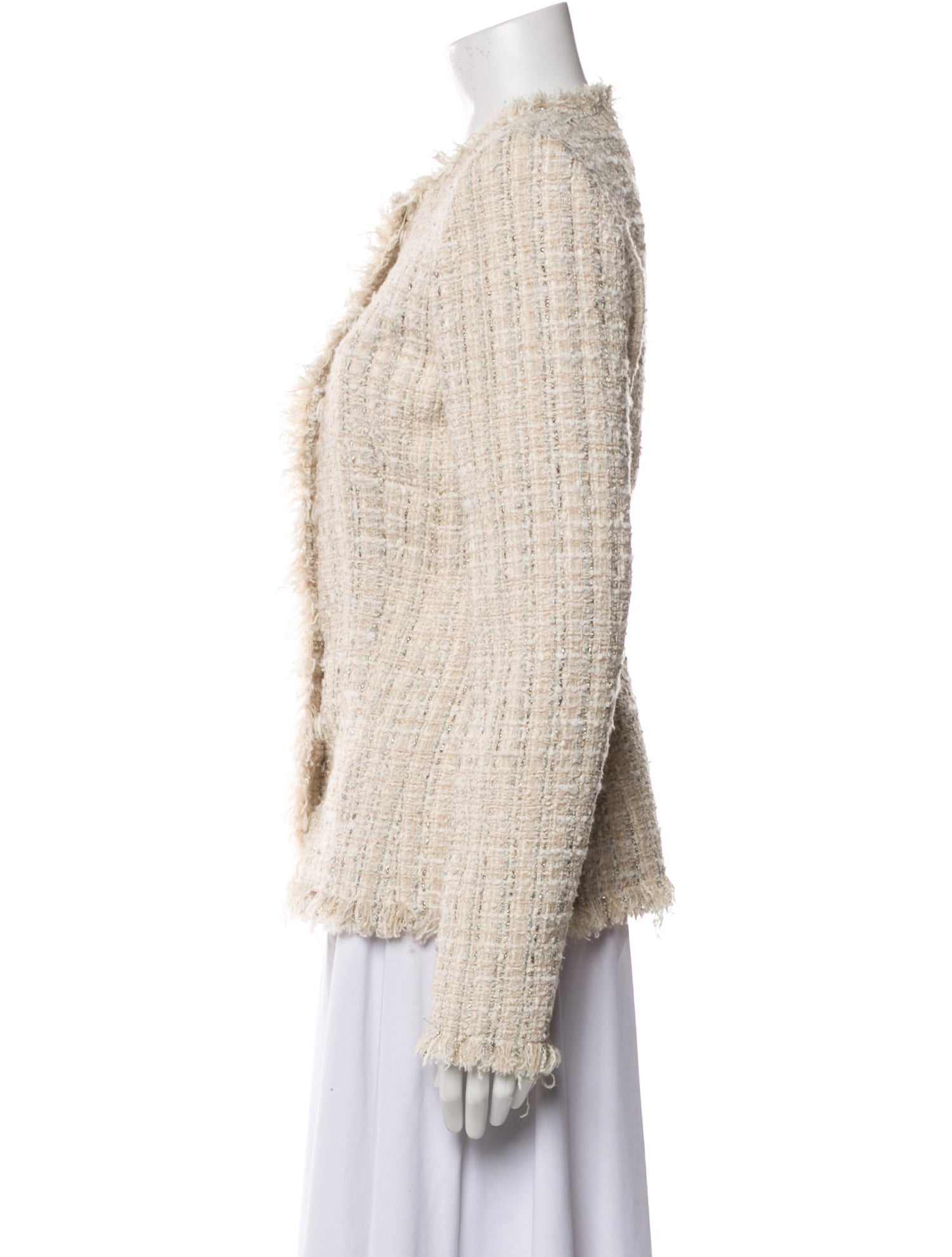 Alexander McQueen Nylon Tweed Pattern Evening Jacket