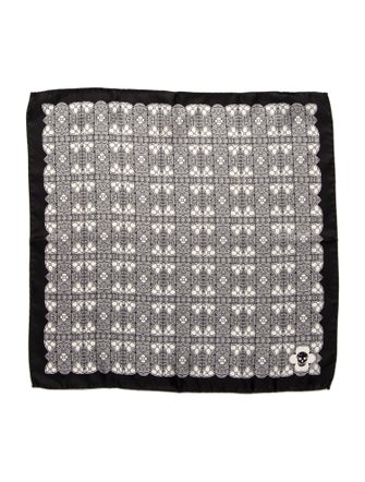 Alexander McQueen Silk Pocket Square