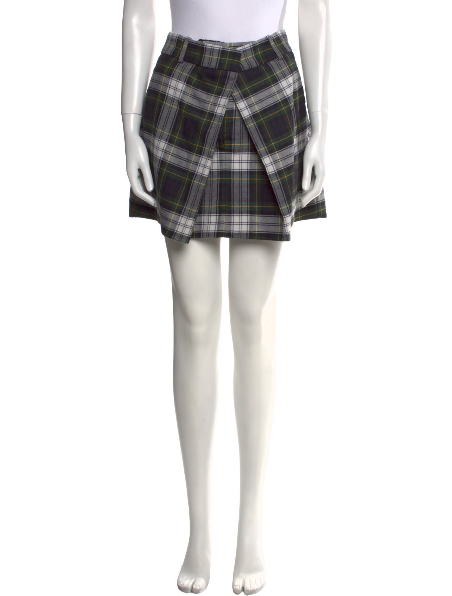 Alexander McQueen Wool Mini Skirt