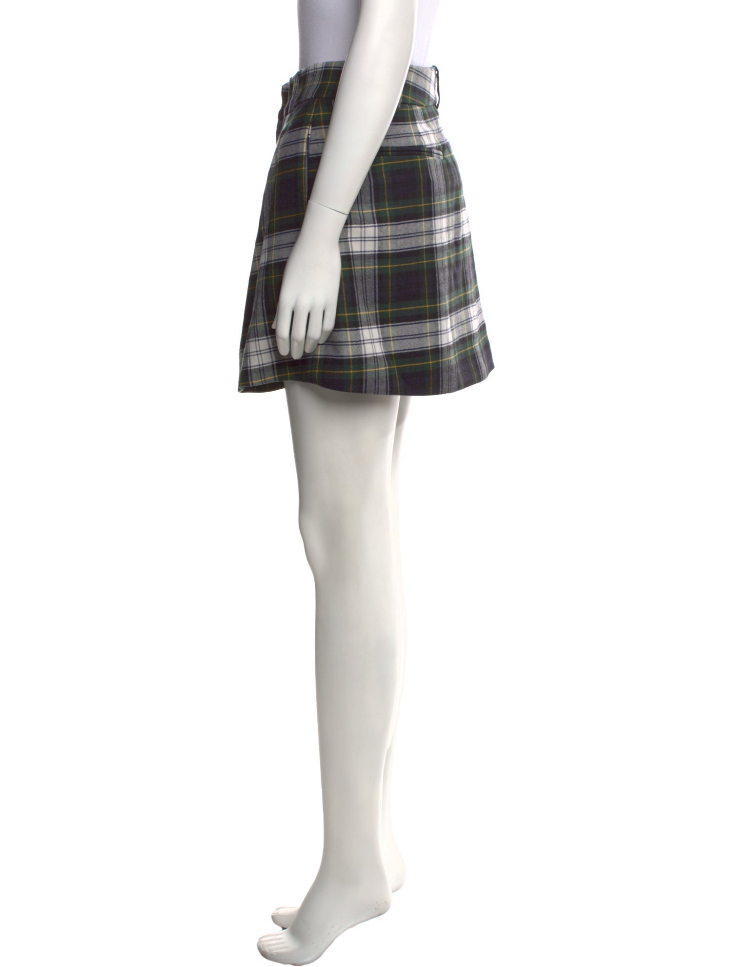 Alexander McQueen Wool Mini Skirt
