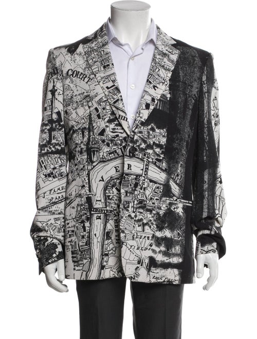 Alexander McQueen Printed Blazer
