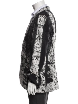 Alexander McQueen Printed Blazer