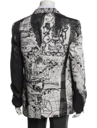 Alexander McQueen Printed Blazer
