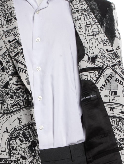 Alexander McQueen Printed Blazer