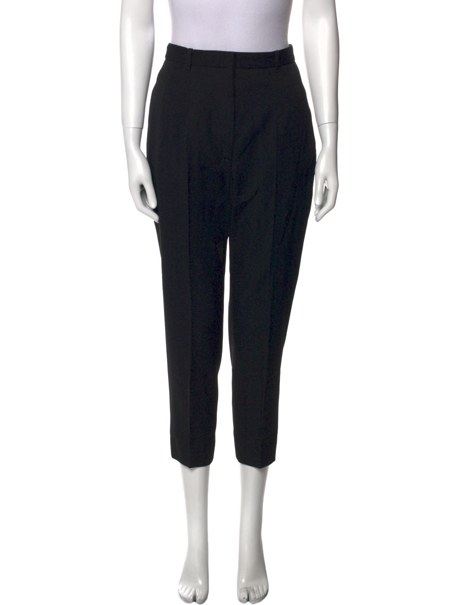 Alexander McQueen Virgin Wool Straight Leg Pants