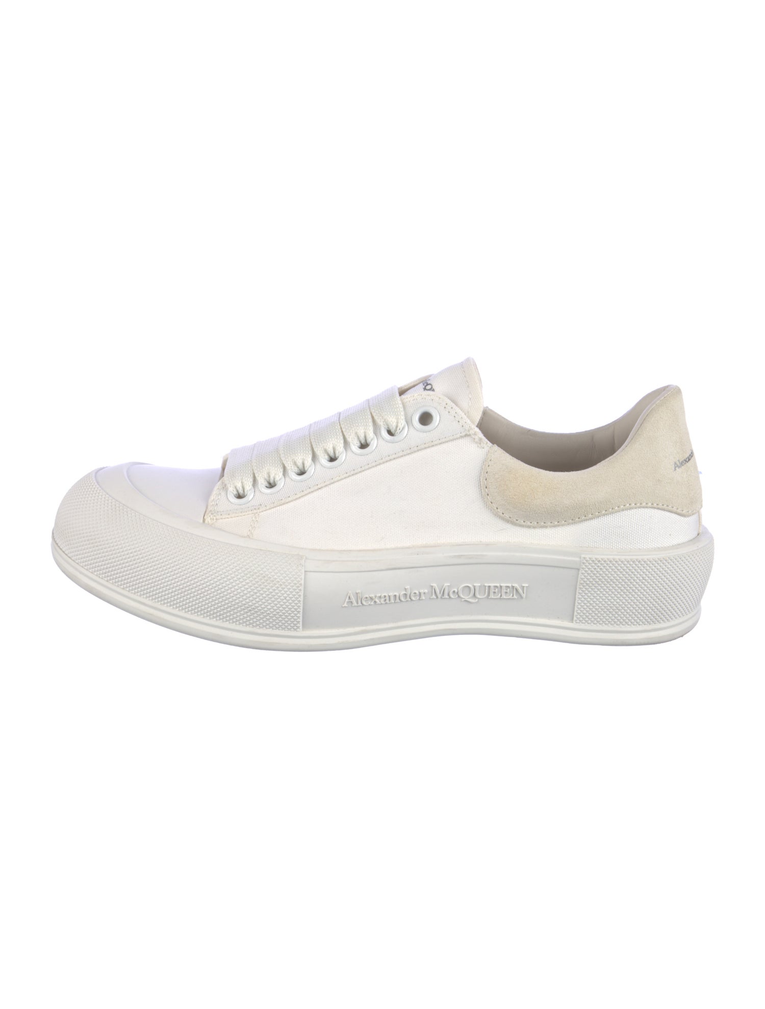 Alexander McQueen Deck Lace-Up Plimsoll Sneakers