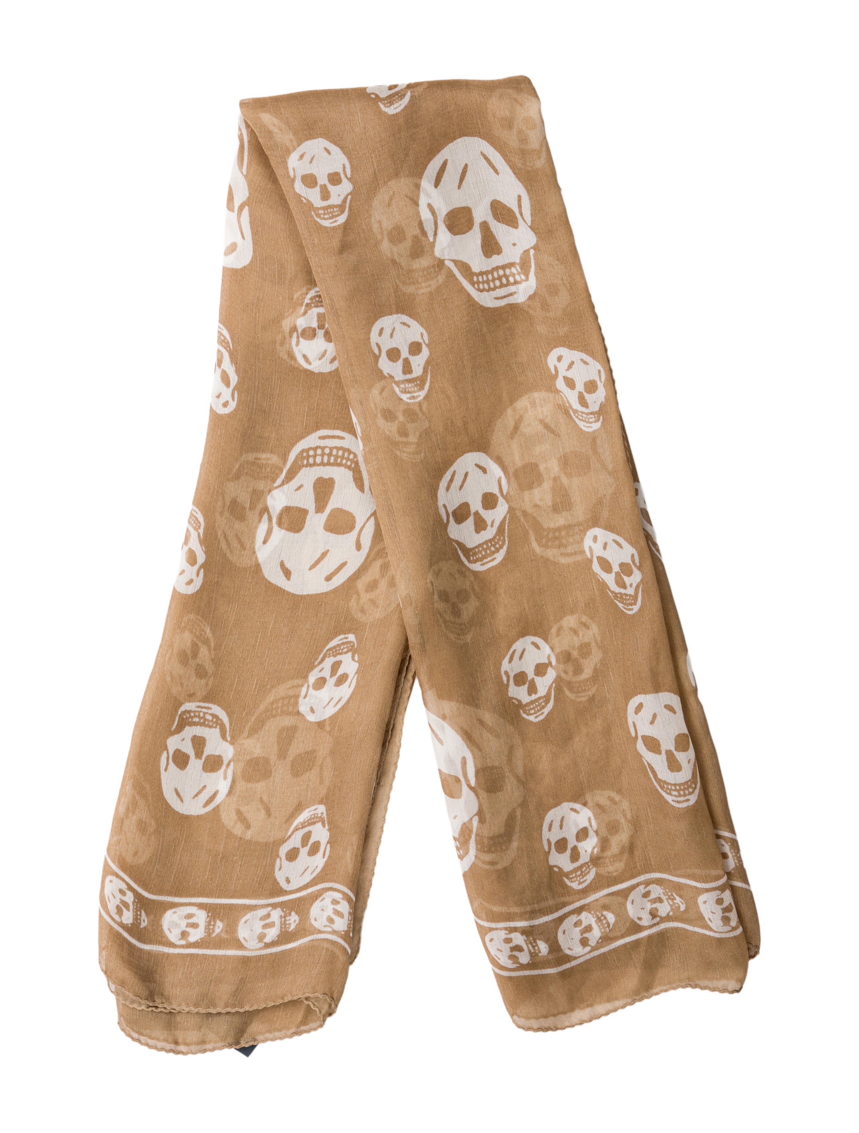 Alexander McQueen Silk Skull Scarf