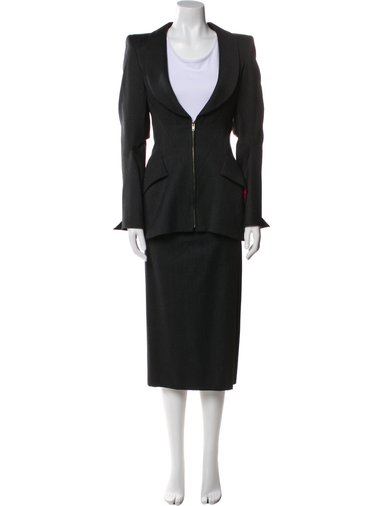 Alexander McQueen Vintage 1998 Skirt Suit