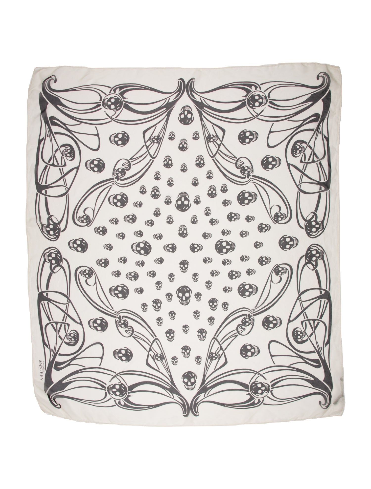 Alexander McQueen Silk Skull Scarf