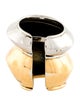 Alexander McQueen Two Tone Double Ring Band