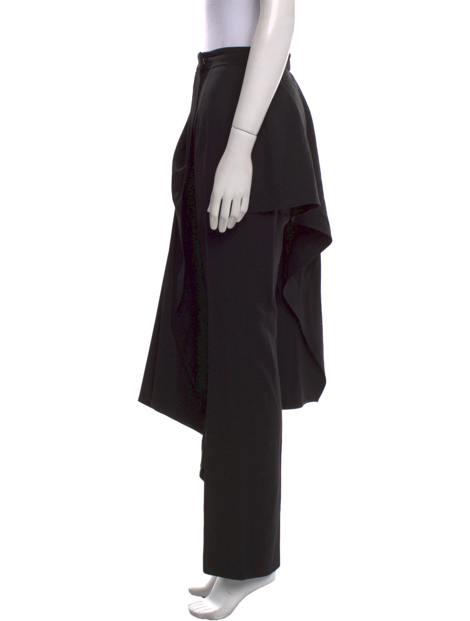 Alexander McQueen Wool Straight Leg Pants