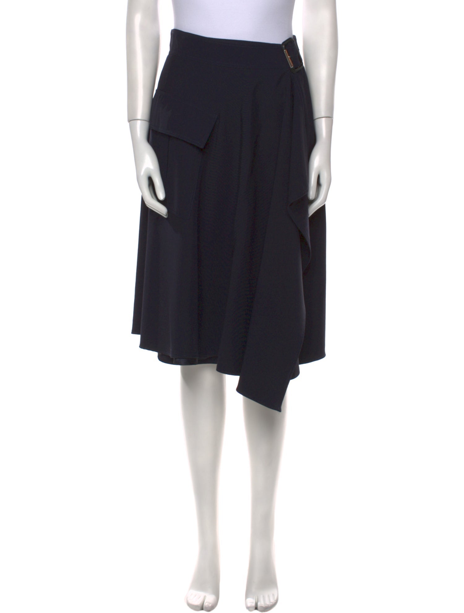 Alexander McQueen Wool Knee-Length Skirt
