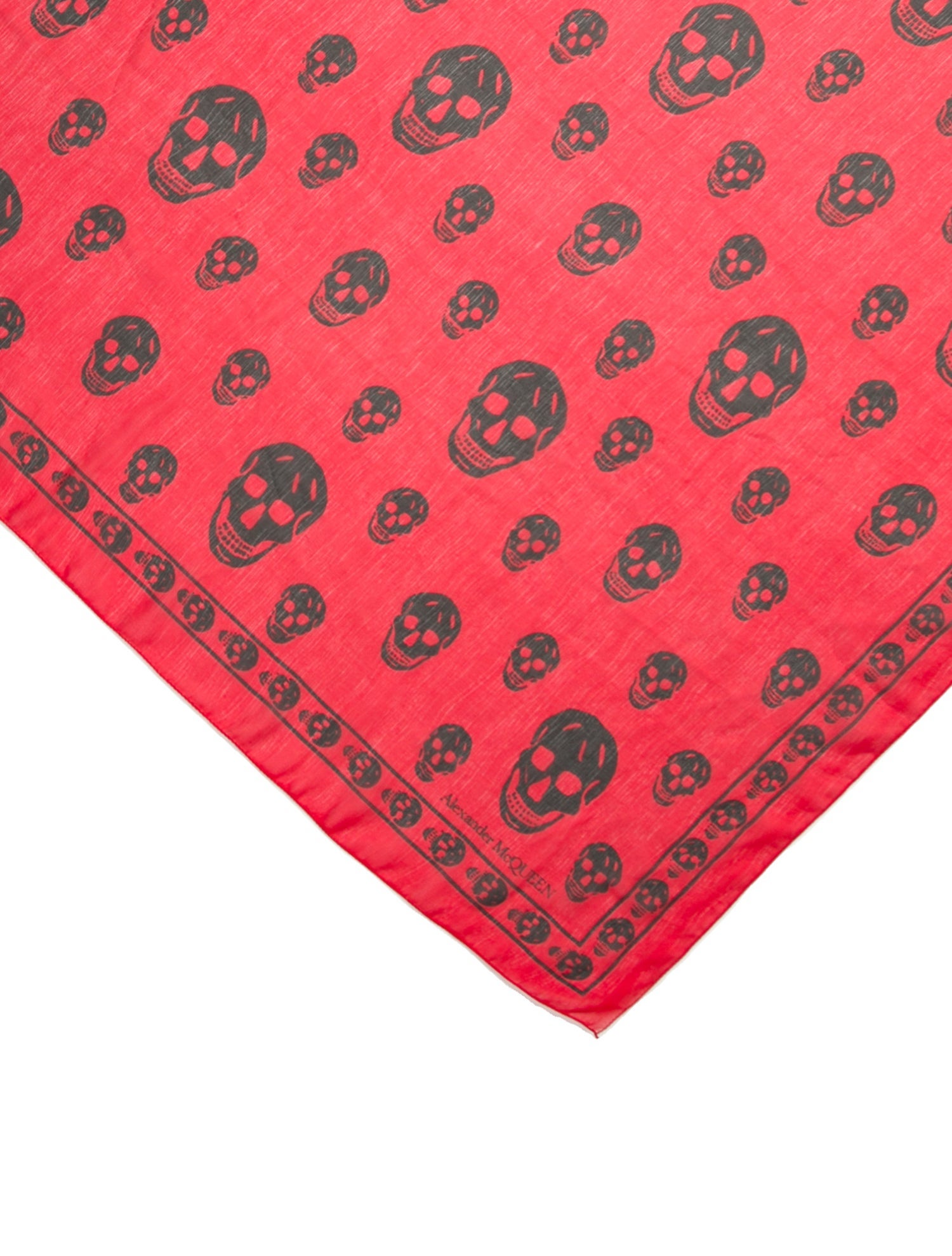 Alexander McQueen Silk Skull Scarf w/ Tags