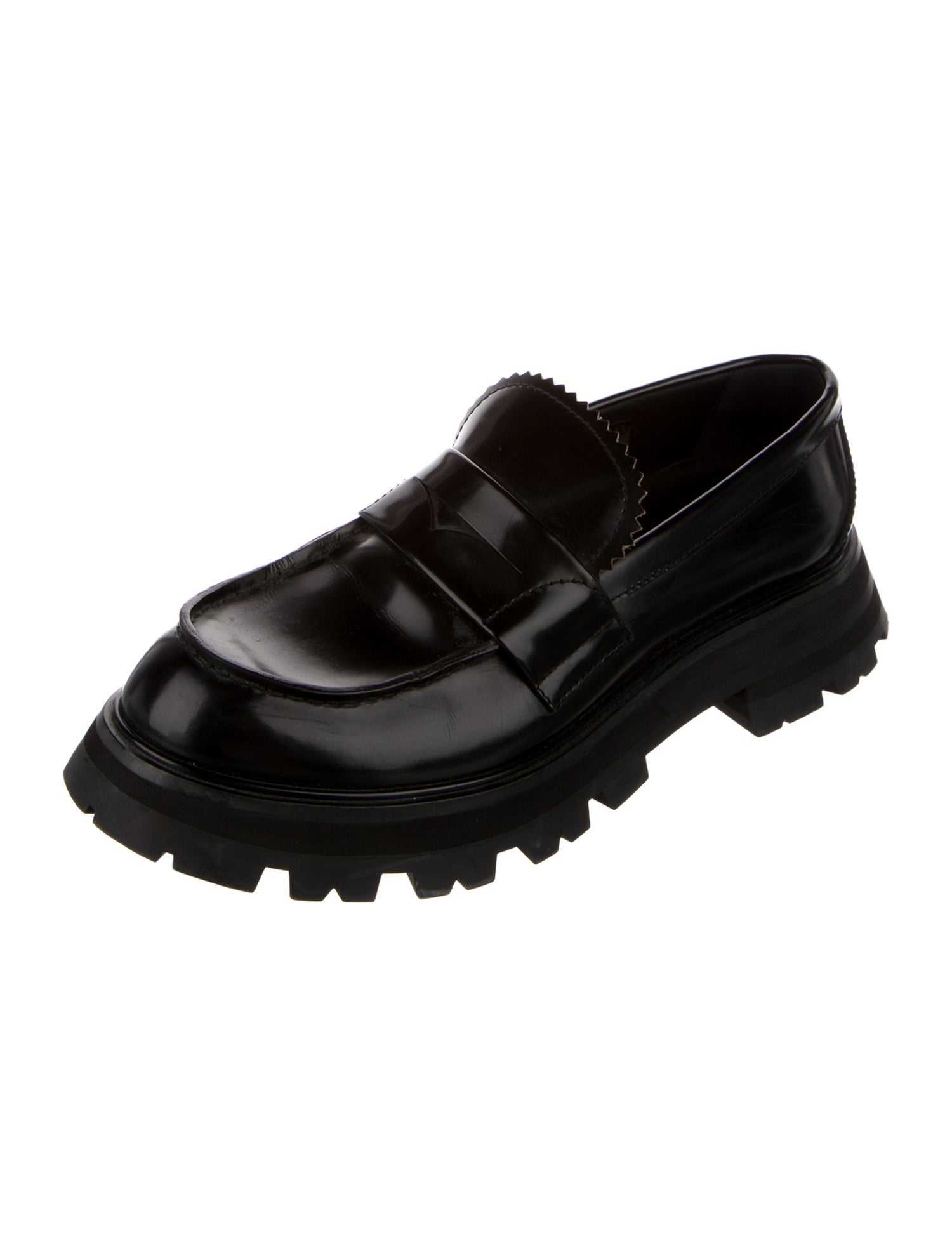 Alexander McQueen Leather Loafers