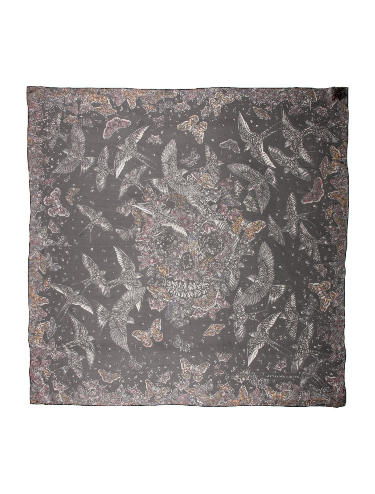Alexander McQueen Silk Skull Scarf