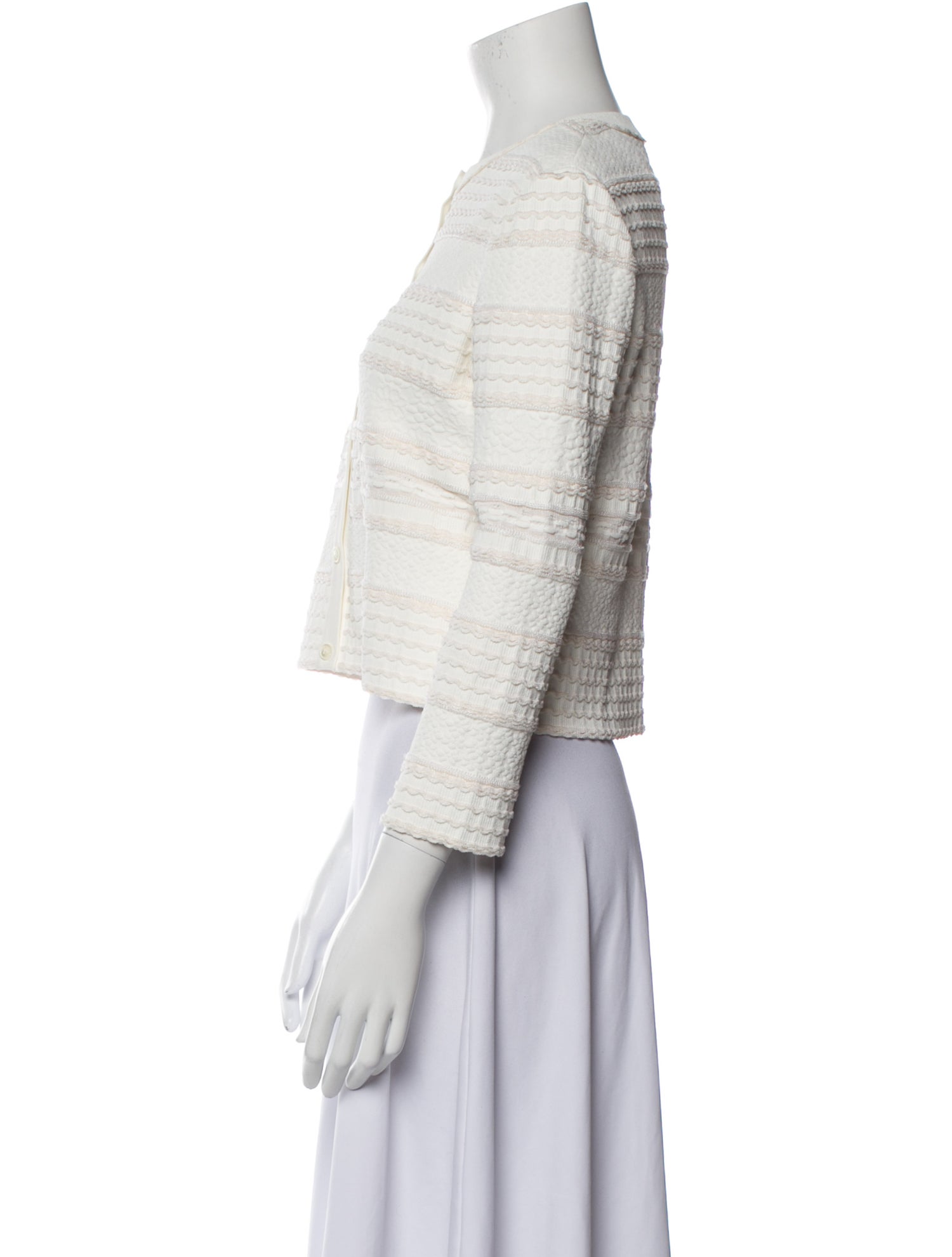 Alexander McQueen Striped Bolero