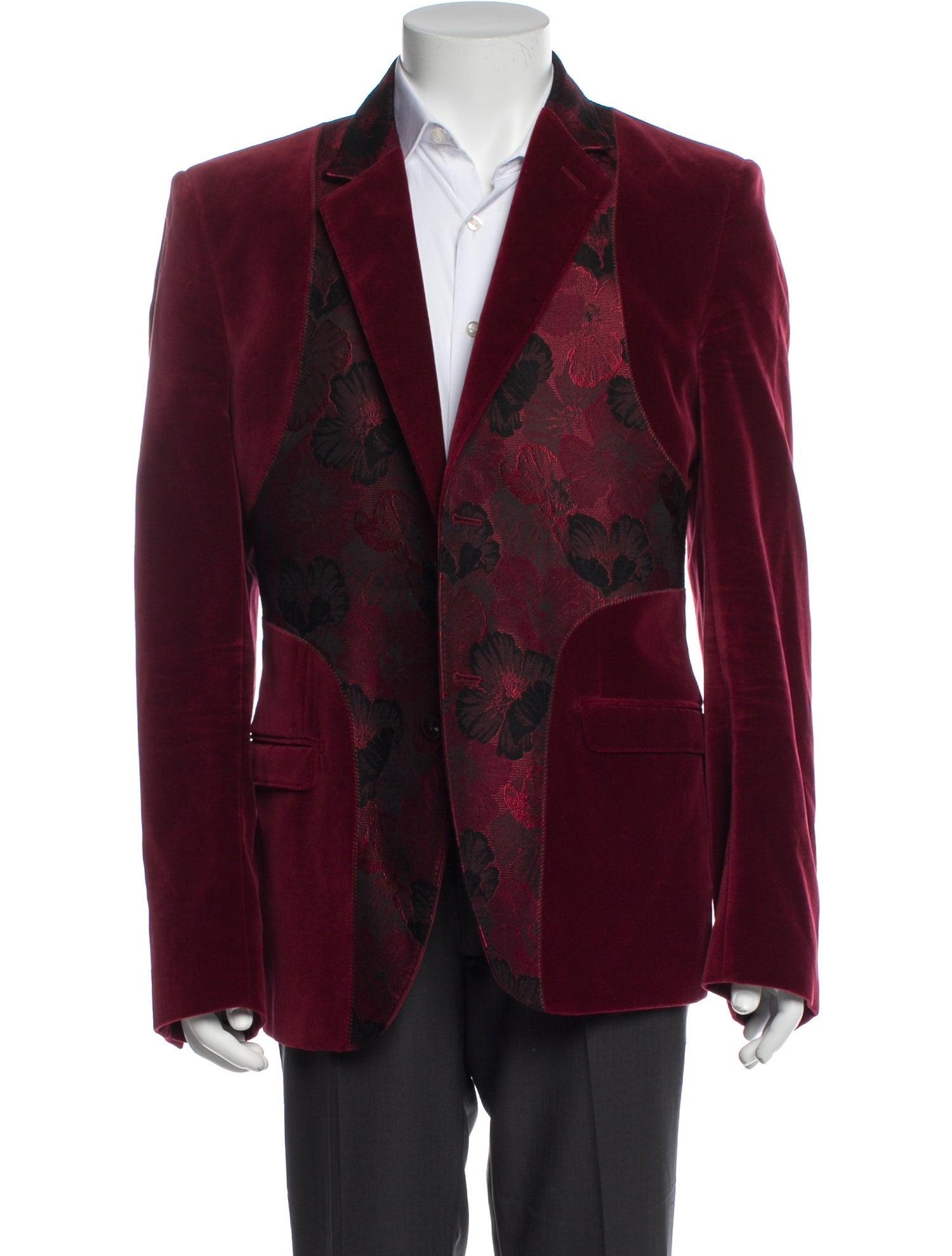 Alexander McQueen Floral Print Coat