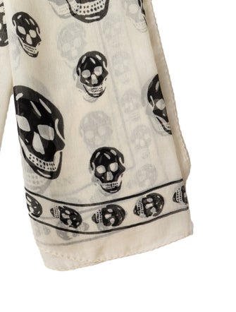 Alexander McQueen Silk Skull Scarf