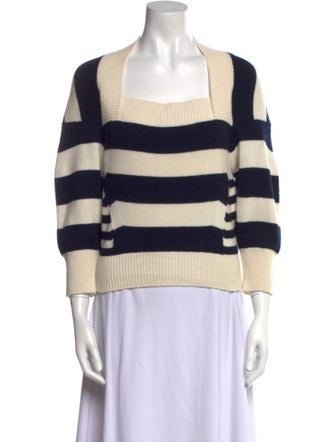 Alexander McQueen Wool Striped Sweater