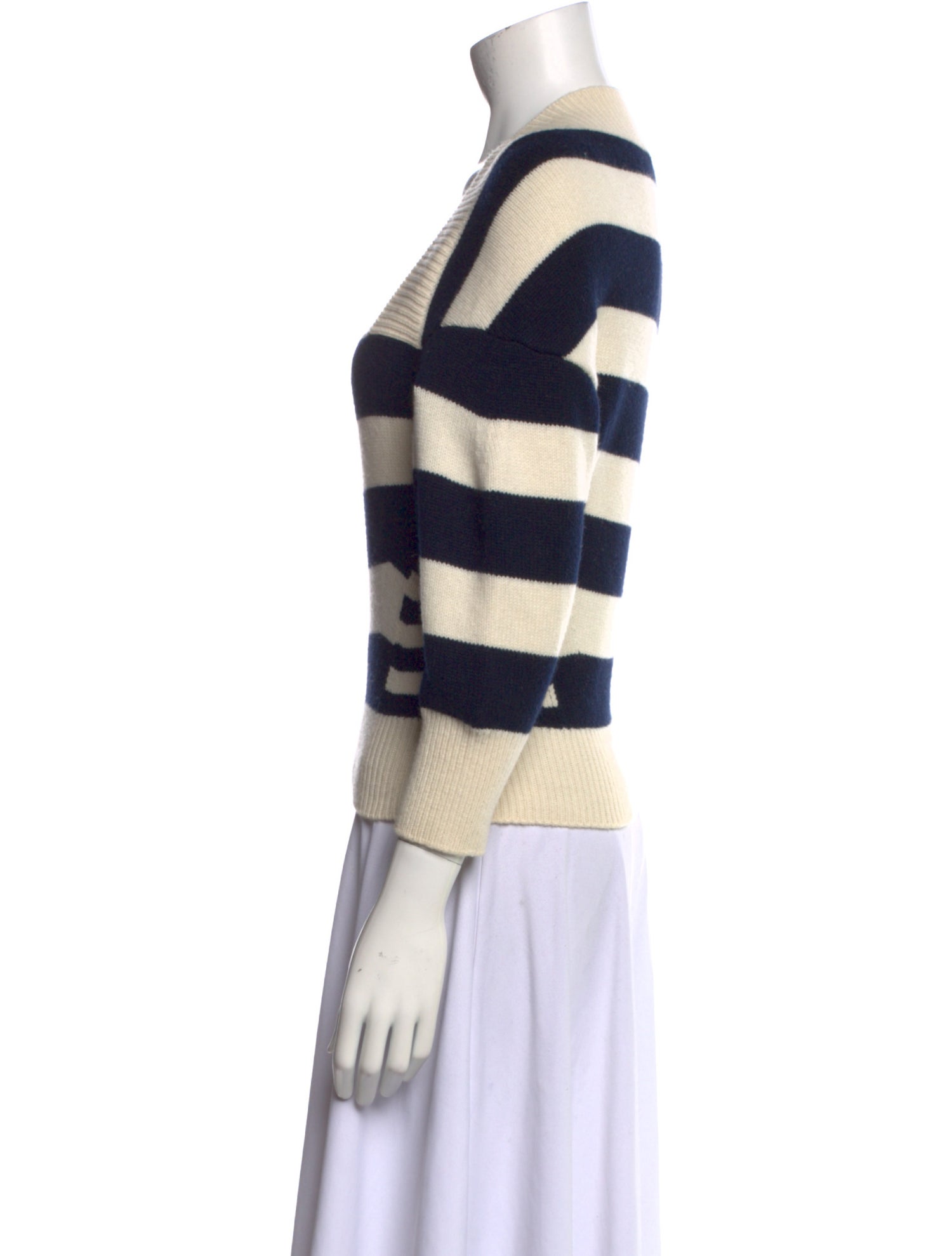 Alexander McQueen Wool Striped Sweater