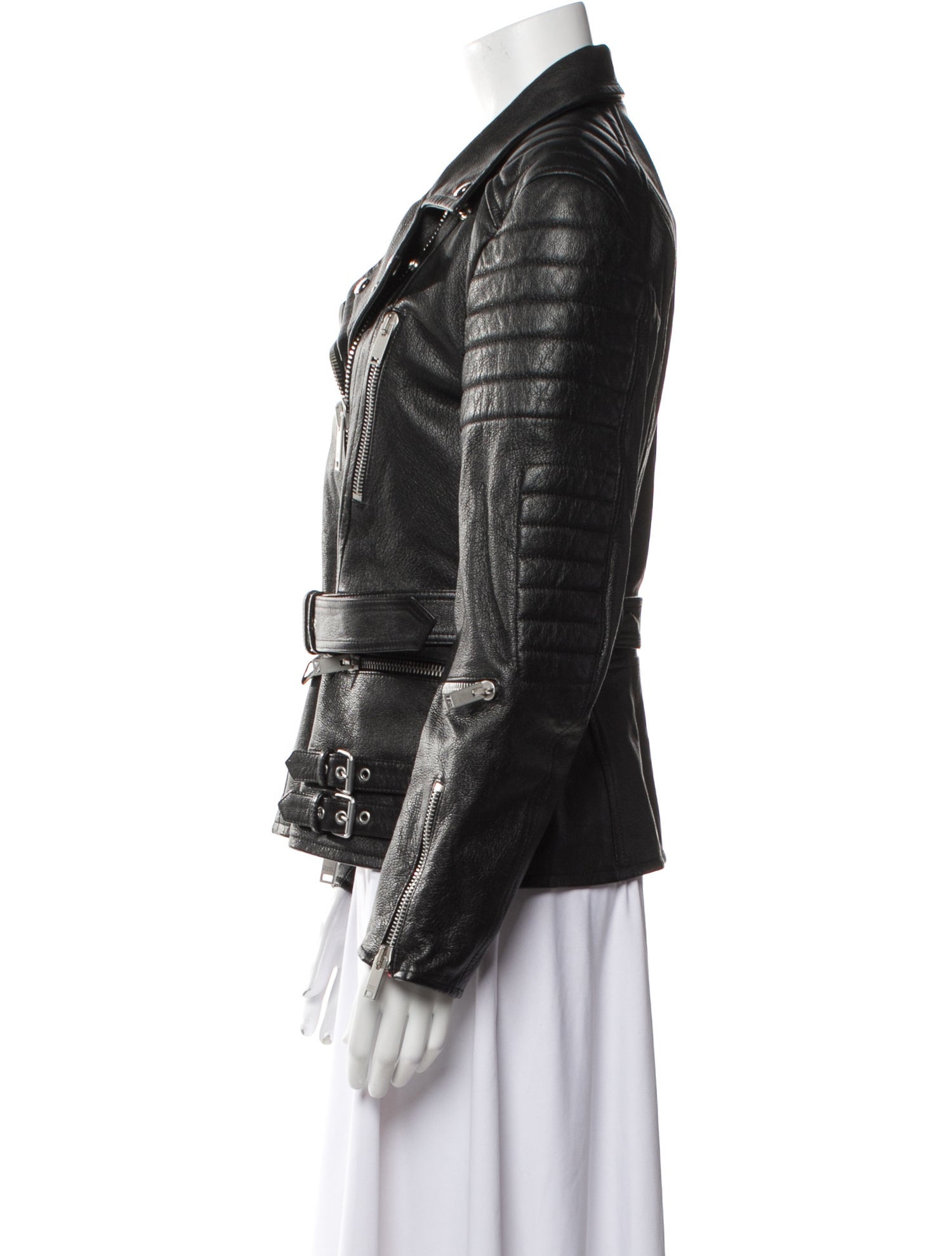 Alexander McQueen Leather Biker Jacket