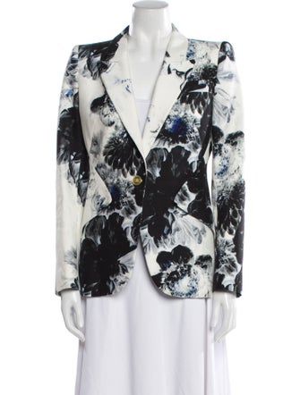 Alexander McQueen 2023 Floral Print Jacket