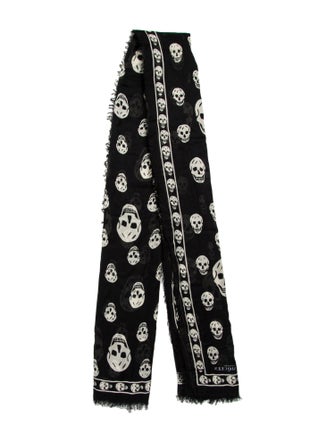 Alexander McQueen Silk Skull Scarf