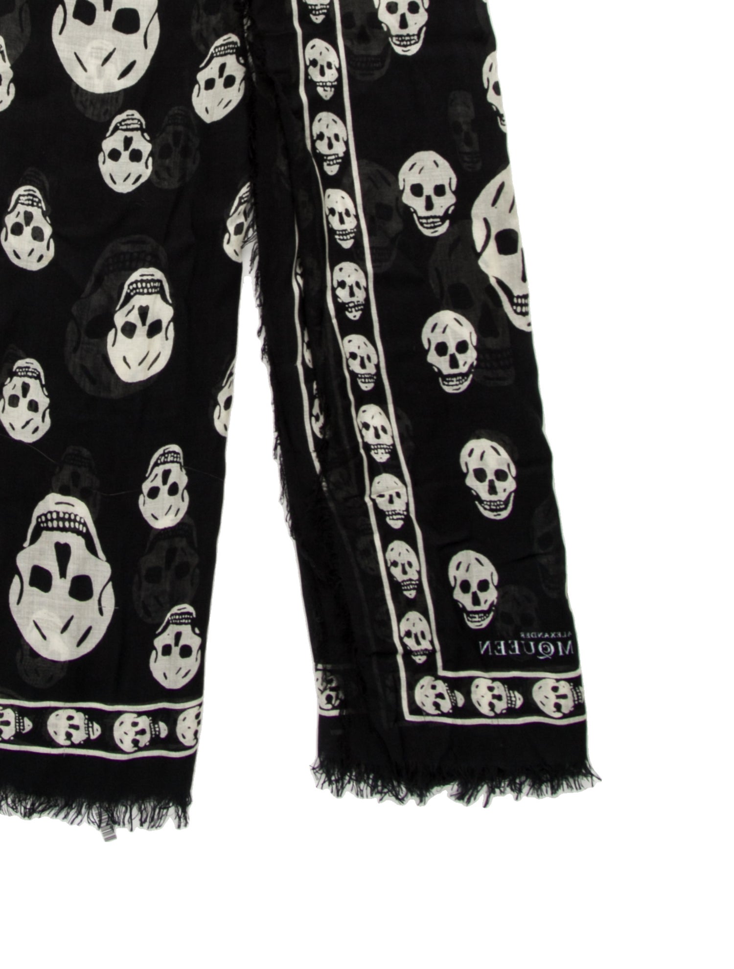 Alexander McQueen Silk Skull Scarf