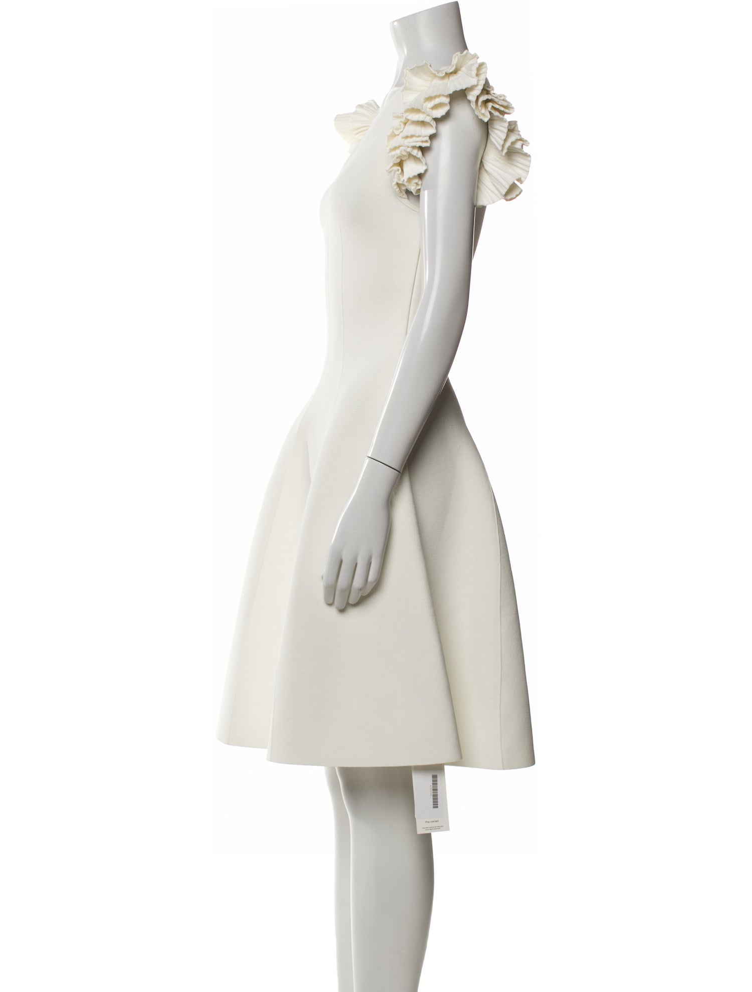 Alexander McQueen Crew Neck Mini Dress