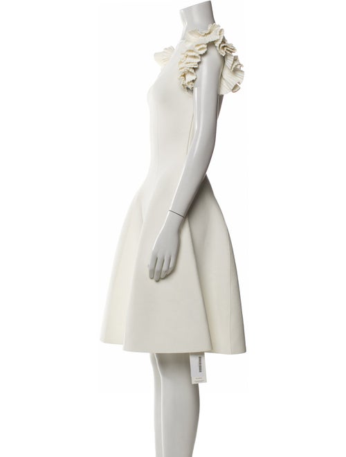 Alexander McQueen Crew Neck Mini Dress