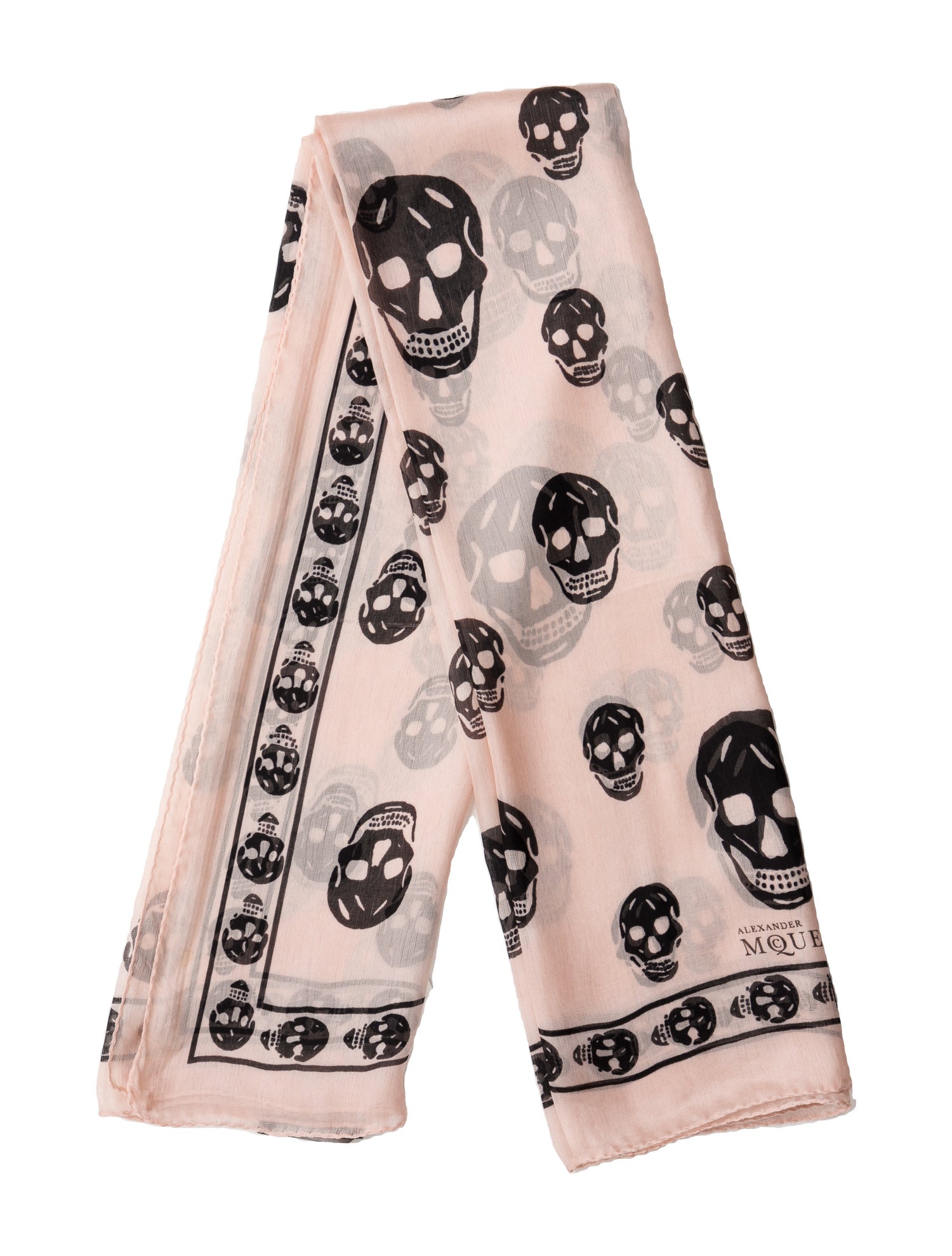 Alexander McQueen Silk Skull Scarf