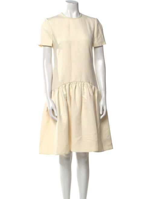 Alexander McQueen Crew Neck Knee-Length Dress