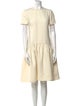 Alexander McQueen Crew Neck Knee-Length Dress