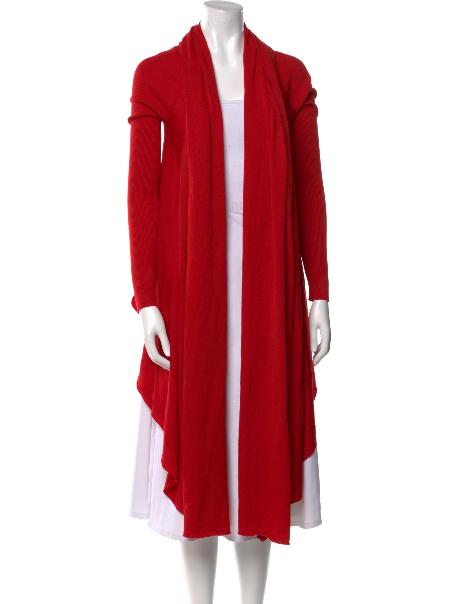 Alexander McQueen Wool Open Front Sweater