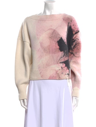 Alexander McQueen Wool Printed Sweater